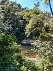 paisagem ao longo da trilha