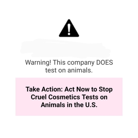 CUIDADO! Essa empresa testa em animais!! Se mobilize: Aja para que pare os testes de comésticos em animais.